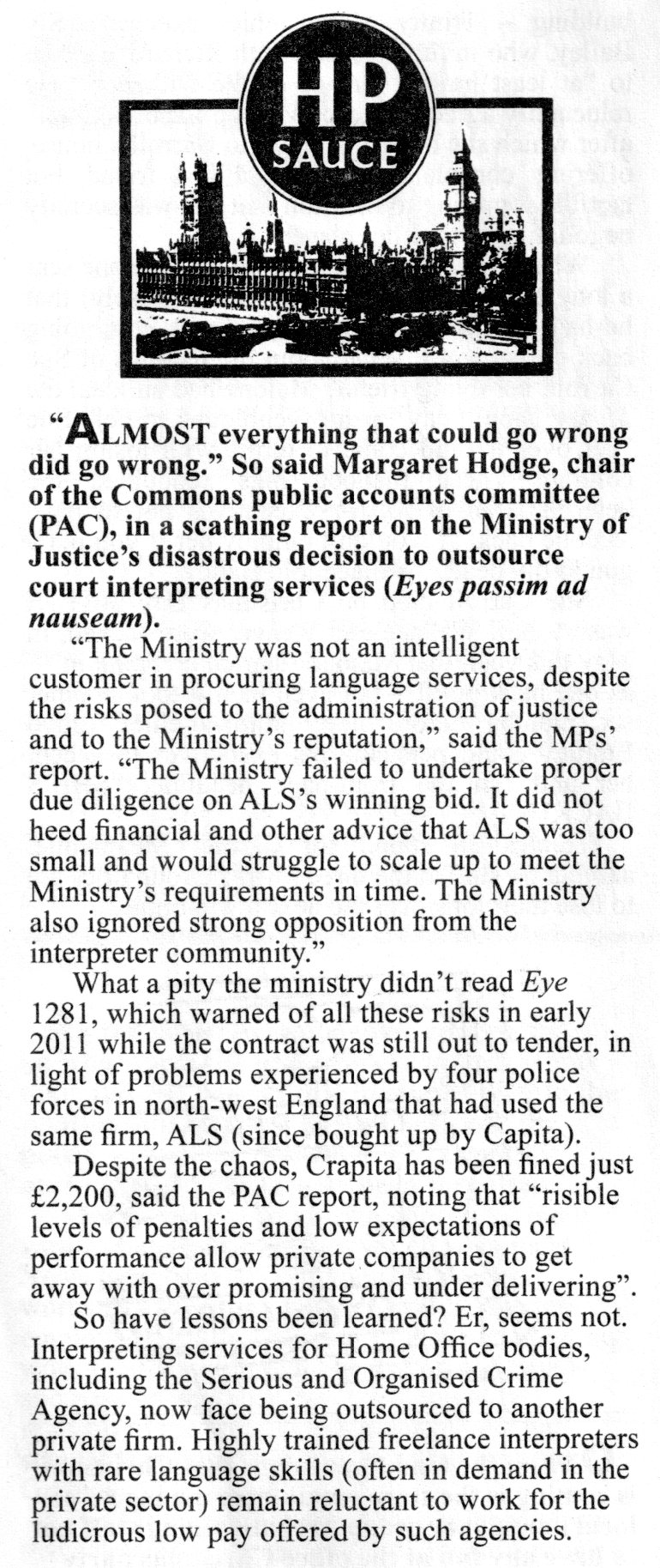 Private Eye 22nd December 2012
